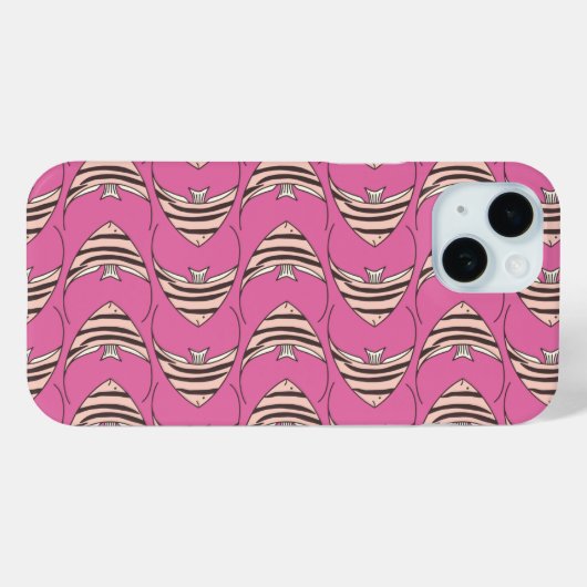 Pink Angel Fish Case-Mate iPhone Case (Achterkant (horizontaal))