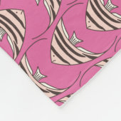 Pink Angel Fish Fleece Deken (Hoek)