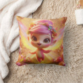 Pink Angel Kussen (Deken)