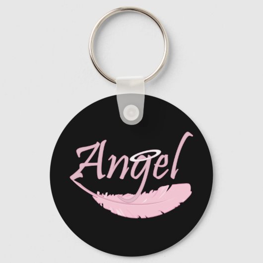 Pink Angel Sleutelhanger (Voorkant)