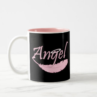 Pink Angel Tweekleurige Koffiemok