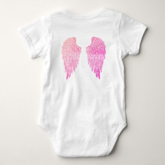 Pink Angel Wings Romper (Achterkant)