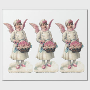  PINK ANGELS WRAPPINGSPAPIER CADEAUPAPIER