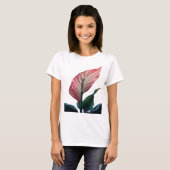 pink anthurium t-shirt (Voorkant volledig)