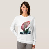 pink anthurium t-shirt (Voorkant volledig)