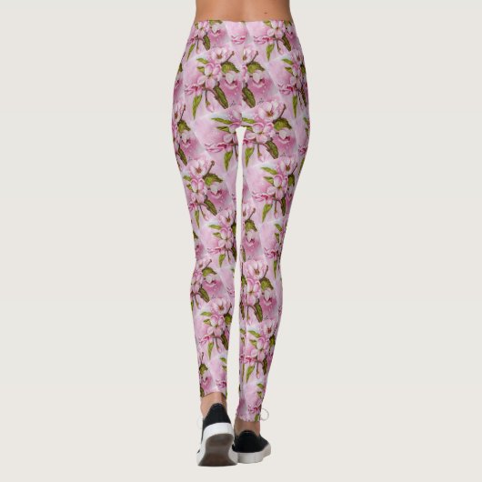 PINK APPARAAT BLOSSOM FLORAL LEGGINGS (Achterkant)