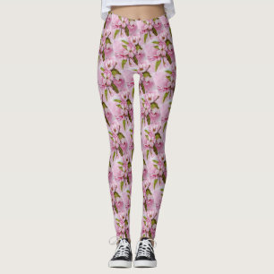 PINK APPARAAT BLOSSOM FLORAL LEGGINGS
