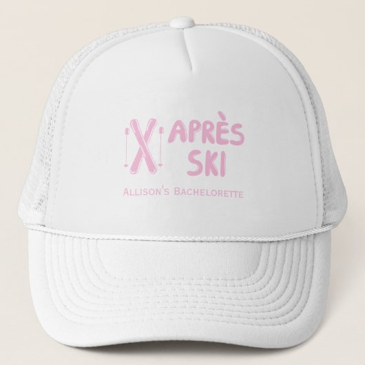 Pink Apres Ski Bachelorette Party Pet (Voorkant)