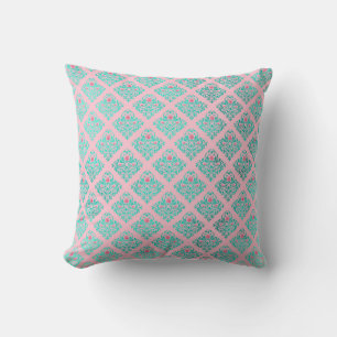 Pink Aqua Diamond LUXURY CUSTOM CUSHION Kussen