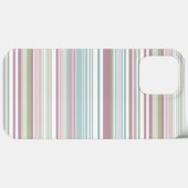 Pink, Aqua, mint, spring rain and mauve stripes Case-Mate iPhone Case (Achterkant (horizontaal))
