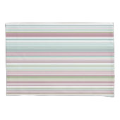 Pink, Aqua, mint, spring rain and mauve stripes Kussensloop (Voorkant)
