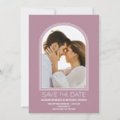 Pink Arch Wedding Bewaar de datum Save The Date (Voorkant)