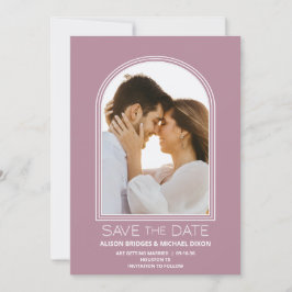Pink Arch Wedding Bewaar de datum Save The Date