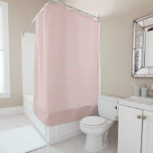Pink Arrow Pattern Shower Curtain Douchegordijn (In situ)