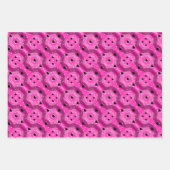 Pink art pop culture black heart inpakpapier vel (Voorkant)