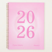 Pink Aura Big Year Planner (Voorkant)