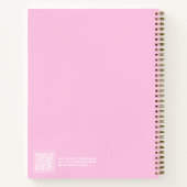 Pink Aura Message Notebook Notitieboek (Achterkant)