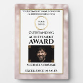 Pink award DIY logo-medewerker Fotoplaat (voorkant)