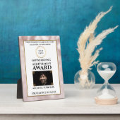 Pink award DIY logo-medewerker Fotoplaat (Zijkant)