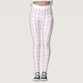Pink Awareness Ribbon Leggings (Voorkant)
