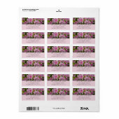Pink Azalea Bush Etiket (Full Sheet)