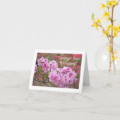 PINK AZALEAS BIRTHDAY CA KAART (Gele Bloem)