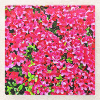 Pink Azaleas Glass Onderzetter