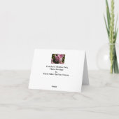 Pink Azalia Shadow Fairy Kaart (Achterkant)