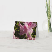 Pink Azalia Shadow Fairy Kaart (Voorkant)