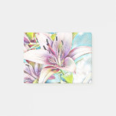 Pink Azeea Flower Drawing Post-it® Notes (Voorkant)