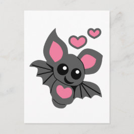Pink Baby Bat Briefkaart