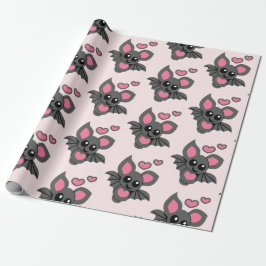 Pink Baby Bat Cadeaupapier