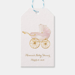 Pink Baby Carriage Grandmillennial Cadeaulabel