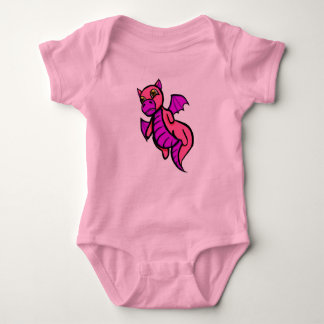 Pink Baby Dragon Creeper Romper
