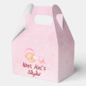 Pink baby girl muslim aqeeqah aqiqah bedankdoosjes (Voorkant)