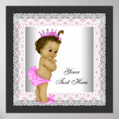 Pink Baby Girl Princess Poster (Voorkant)