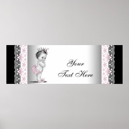 Pink  Baby Girl Princess Poster