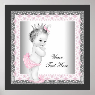Pink  Baby Girl Princess Poster