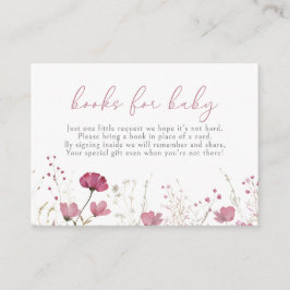 Pink Baby In Bloom Wildflower Books For Baby Informatiekaartje