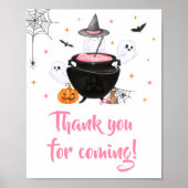 Pink Baby is Brewing Bedankt voor je komst Poster (Voorkant)