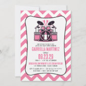 Pink Baby Rock Baby shower Kaart (Voorkant)