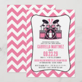 Pink Baby Rock Baby shower Kaart (Voorkant / Achterkant)