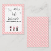 Pink Baby Soda Ready to POP Diaper or Wipes  Informatiekaartje (Voorkant / Achterkant)