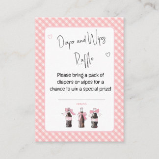 Pink Baby Soda Ready to POP Diaper or Wipes  Informatiekaartje
