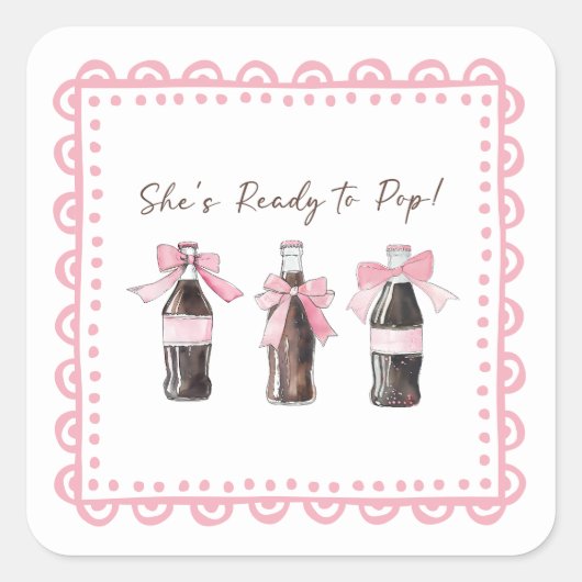 Pink Baby Soda Ready to POP Sticker (Voorkant)