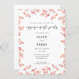 Pink Baby's Breath Bloemen Verlovingsfeest Kaart