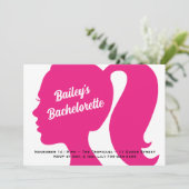 Pink Bachelorette Kaart (Staand voorkant)