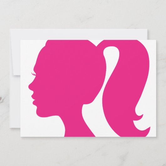 Pink Bachelorette Kaart (Achterkant)