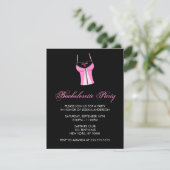 Pink Bachelorette Party Kaart (Staand voorkant)