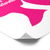 Pink Bachelorette Poster (Hoek)